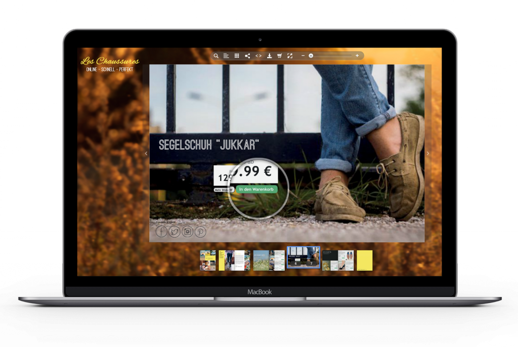 Fügen Sie Ihrem ePaper einen Link zu Ihrem Webshop hinzu und generieren Sie direkt aus dem ePaper heraus Umsätze.