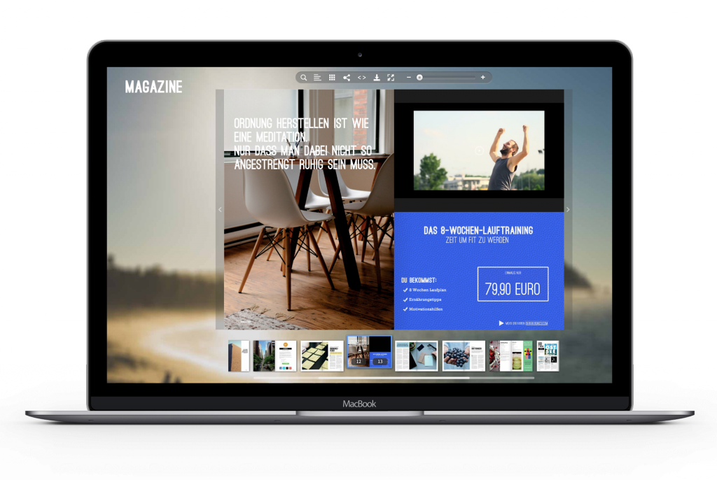 Binden Sie Videos von Youtube oder Vimeo ein. Oder verlinken Sie Videos auf Ihren Servern direkt im ePaper.