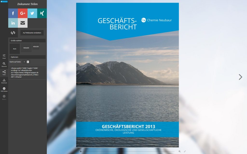 geschaeftsbericht_teilen-funktion-im-epaper-player
