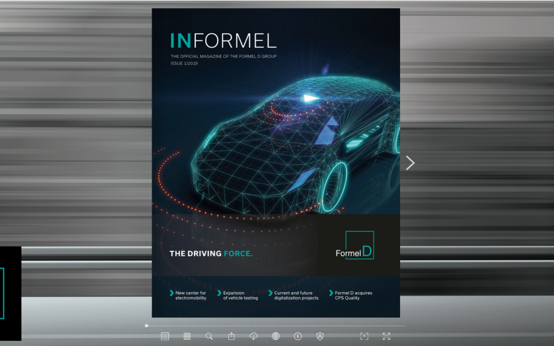 Referenz: Digitales Kundenmagazin von Formel D