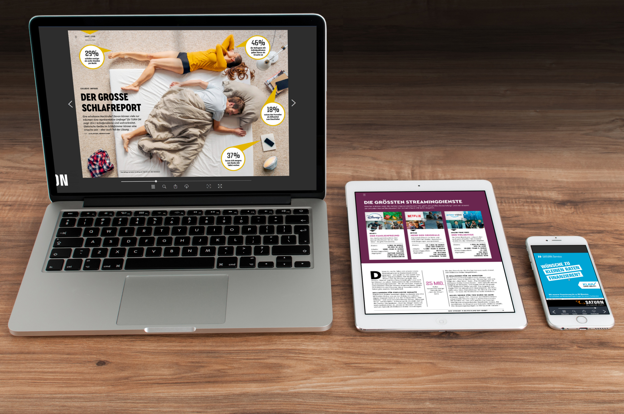Corporate Publishing mit epaper Corporate Publishing mit einem ePaper auf verschiedenen mobilen Endgeräten