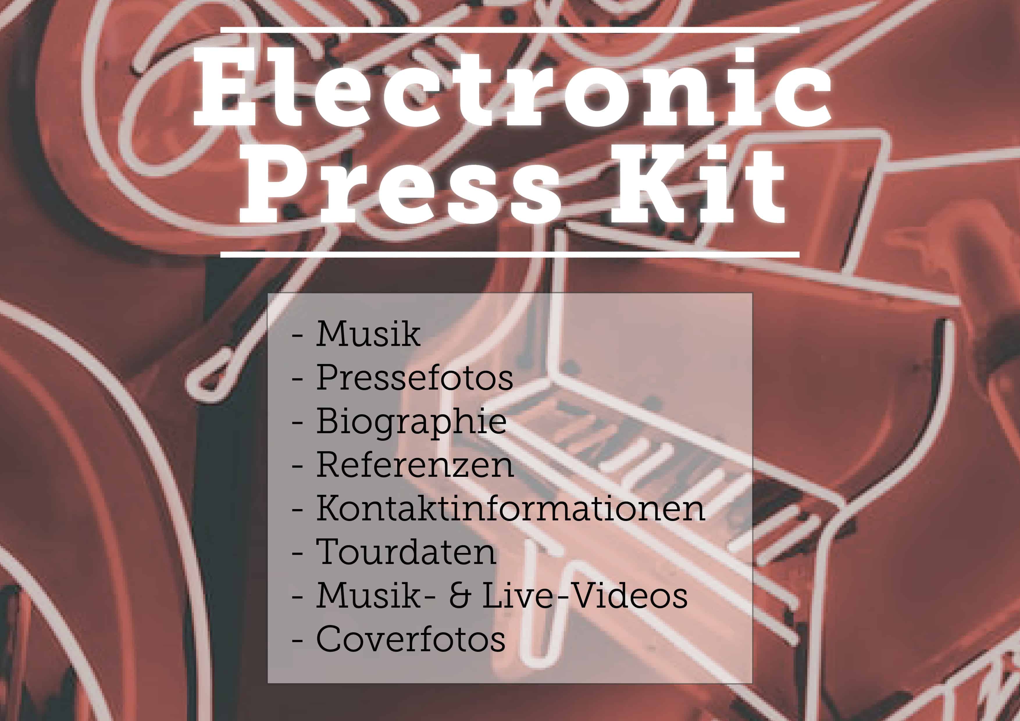 Electronic Press Kit Erstellen So Wird Ihr Epk Einzigartig