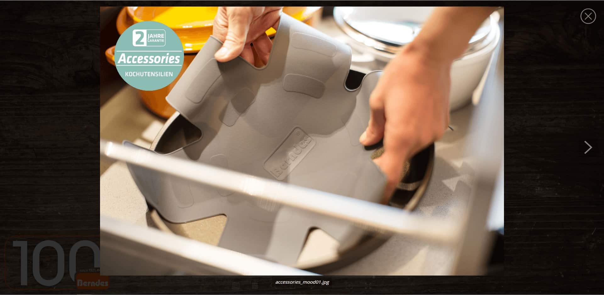 Screenshot vom BERNDES-Online-Katalog