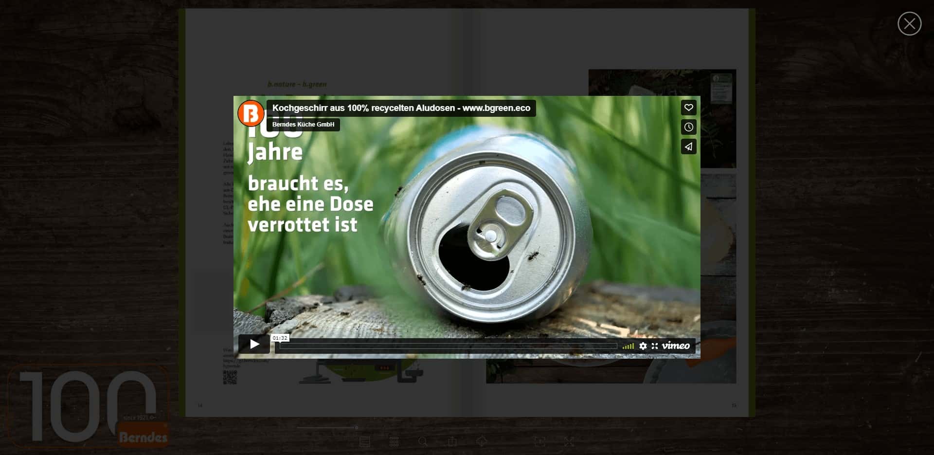 Screenshot eines Videos vom BERNDES-Online-Katalog