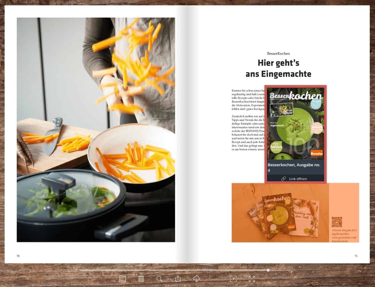 Screenshot vom BERNDES-Online-Katalog