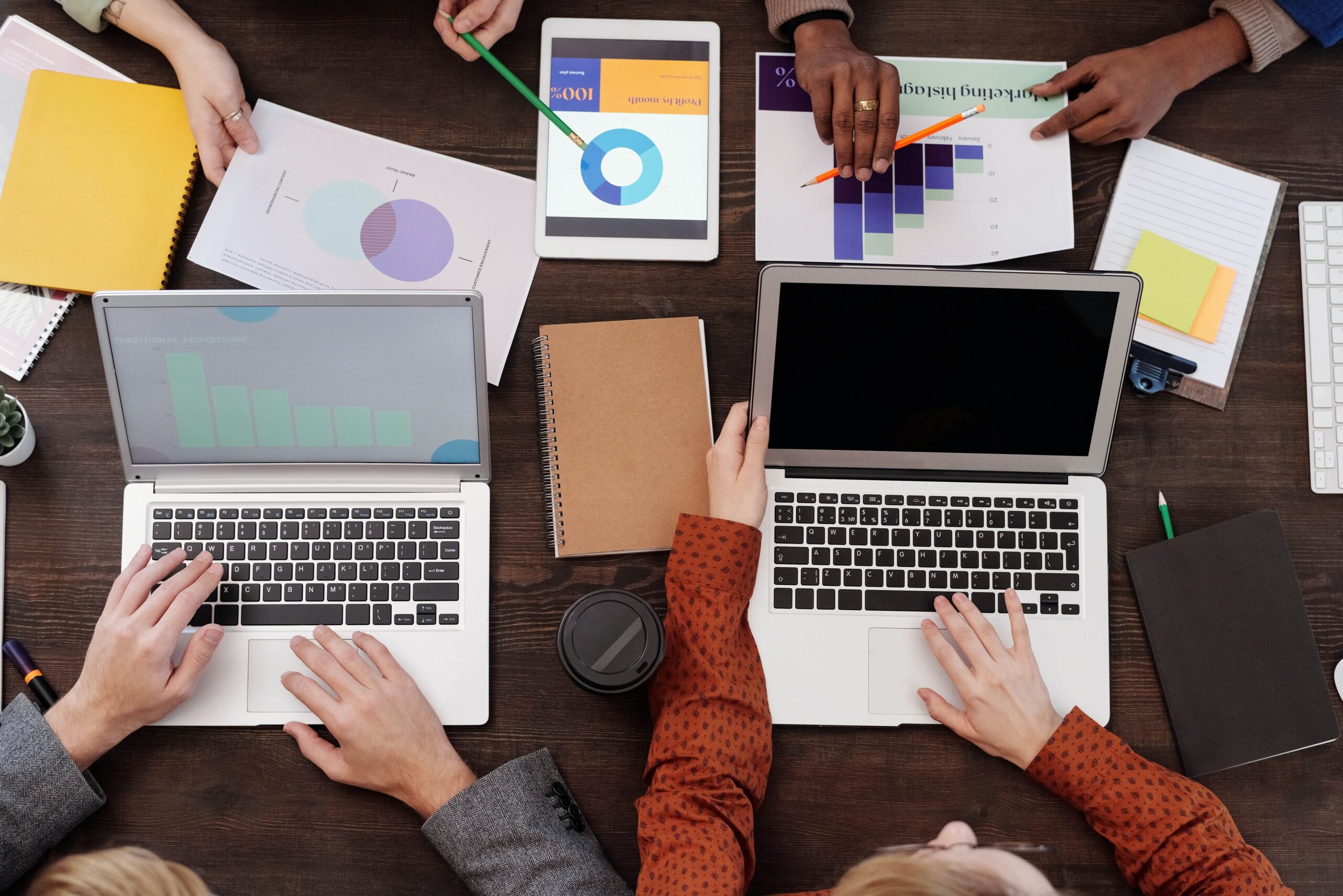 Nachhaltig digitalisieren Marketing Team